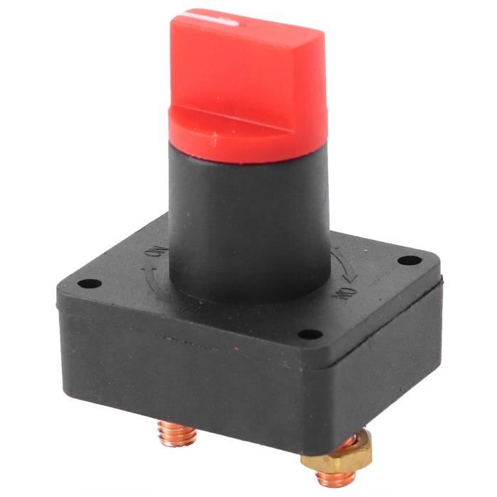 Interrupteur De Déconnexion Batterie 12-48V – 100A, ABS étanche, Pour Bateau, RV, ATV, Voiture, UTV