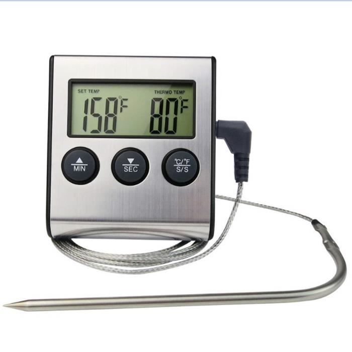 Thermomètre de cuisson alimentaire  sonde température cuisine BBQ viande four