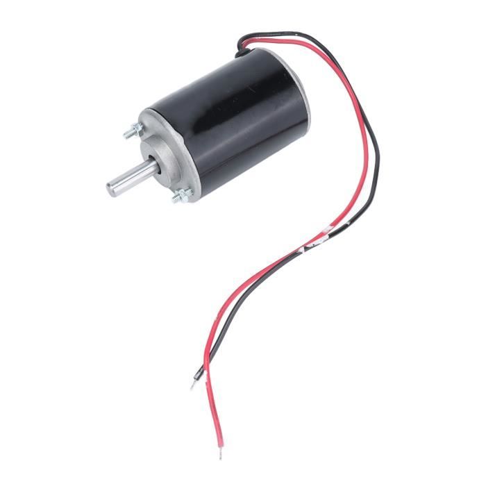 Moteur DC Aimant Permanent Haute Vitesse 30W 24V 7000 RPM - Idéal Bricolage, Générateur DIY Et Équipement Médical