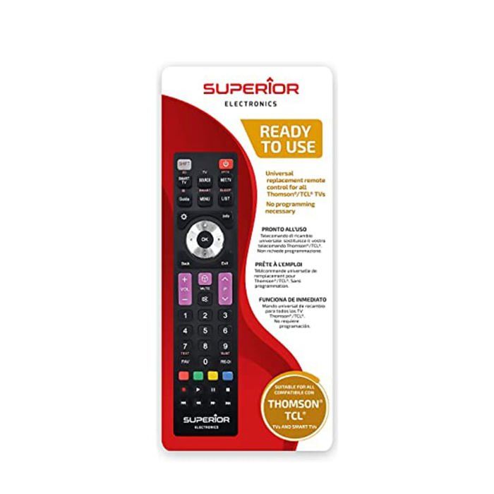 Télécommande de remplacement pour TV THOMSON & TCL prête à l'emploi -  Cdiscount TV Son Photo