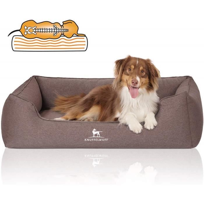 Meilleurs prix pour Knuffelwuff Leano, panier orthopédique pour chien, M-L, marron