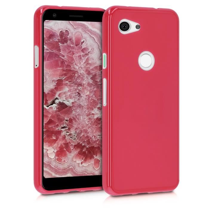 Coque Silicone Souple Pour Google Pixel 3a Neuf - Marque Kwmobile, Protection Anti-chocs