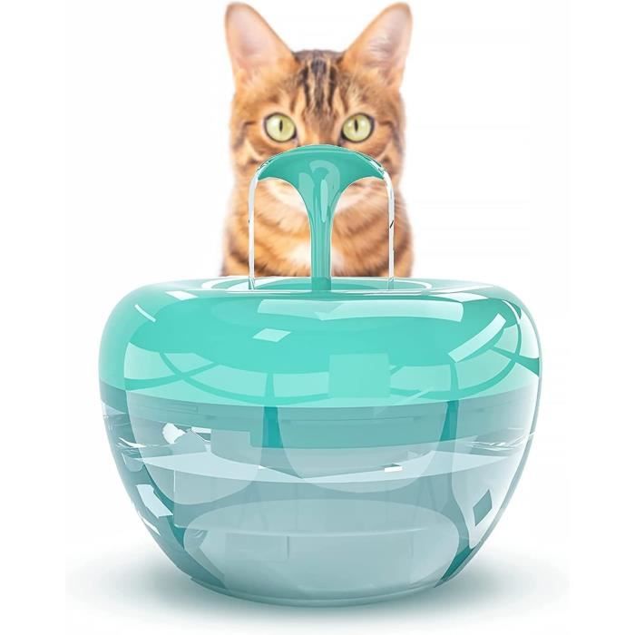 Meilleurs prix pour Fontaine à Eau pour Chats - LECOO - 1,5L - Ultra Silencieuse - Filtre Puissant - Bleu Tiffany