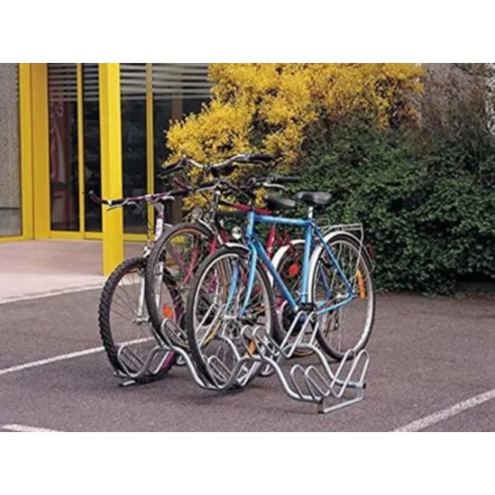 Râtelier à Vélos Mottez B136V - 3 Vélos Sur 2 Niveaux, Fabrication Française