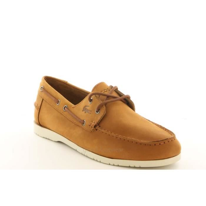 chaussure lacoste camel