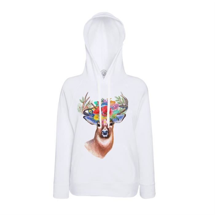 Costume De Renne, Costume De Cerf à Capuche Dessin Animé Avec