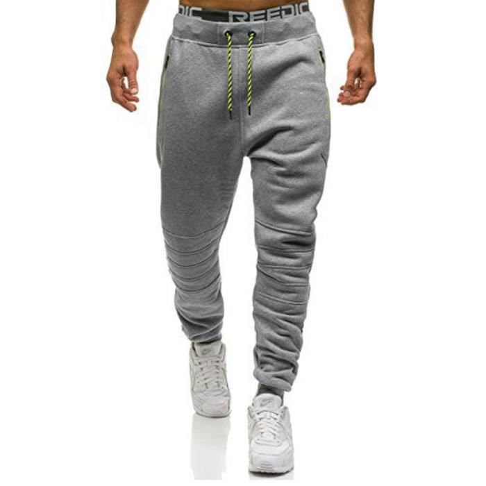 Pantalon De Jogging Enzo Homme - Coupe Slim, Polaire, Avec Manchettes, Plusieurs Couleurs