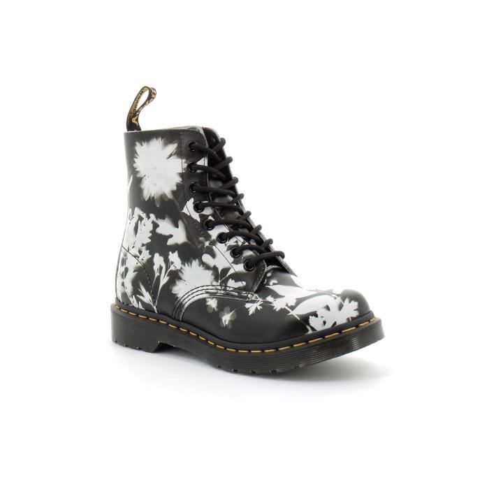 Boots Dr. Martens 1460 PASCAL Noir - Homme - Lacets - Cuir