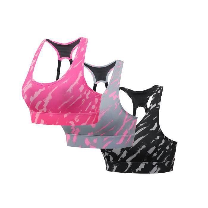 Brassière Sport Femme Lot de 5 Soutiens-Gorge de Sport Yoga pour