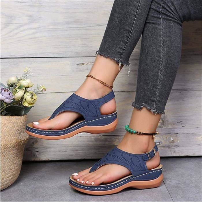 🔥Vente à chaud🔥Sandales orthopédiques de soutien de la voûte plantaire en cuir souple
