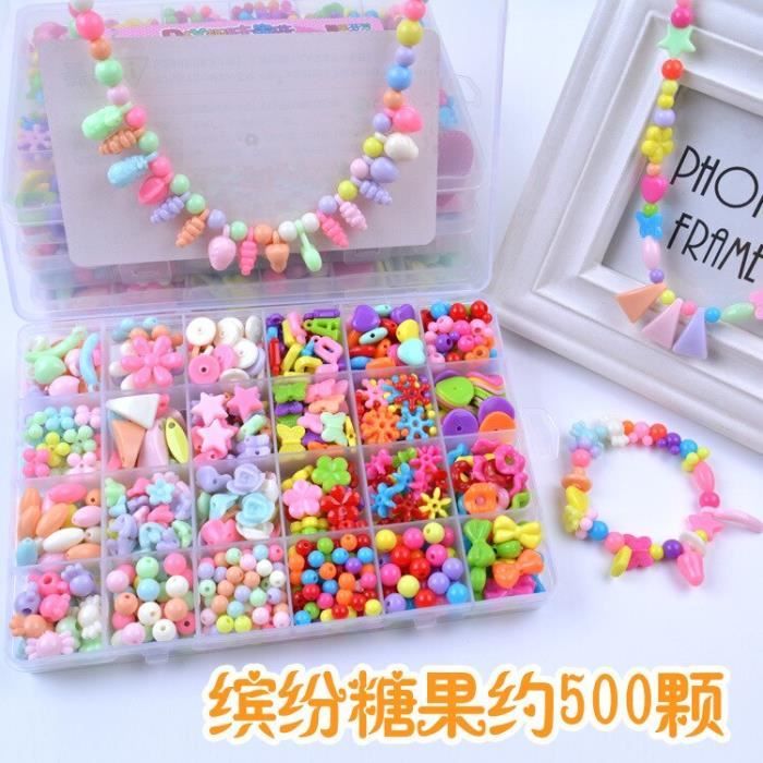 Kit Perles Pour Bracelets DIY - 24 Couleurs, Perles De Rocaille 3mm, Avec Accessoires Et Boîte De Rangement - 7