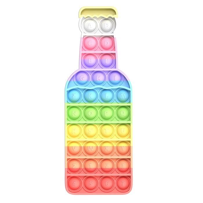 Rainbow Pop It Bulle Sensoriel Fidget Jouet Image Stock - Image Du