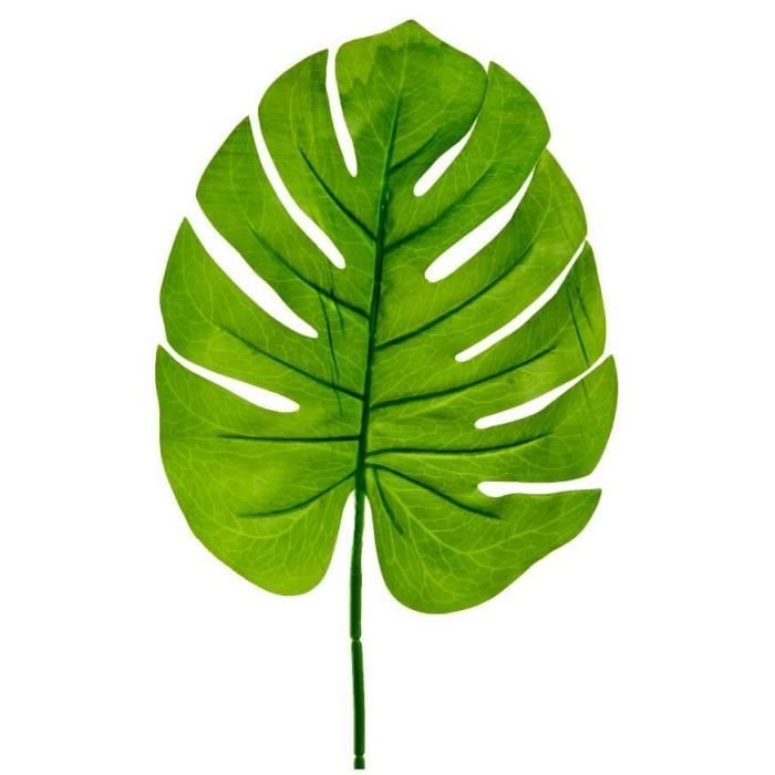 1 Grande feuille verte de Philodendron 60cm REF/FTG2066 Plante/Fleur artificielle