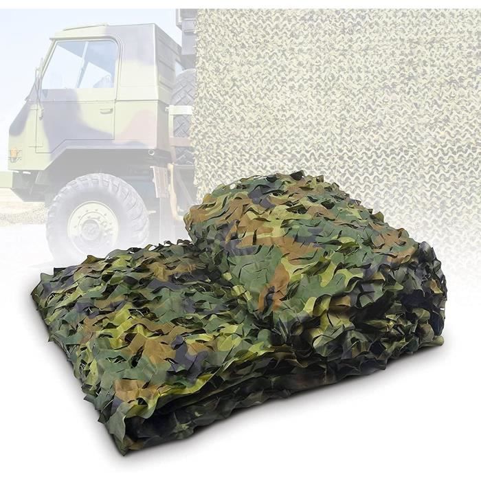 Filet de Camouflage, 3 X 5m Imperméable Léger Séchage Rapide Cache-Tirage pour Jeu CS
