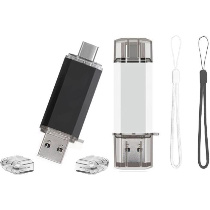 Clé USB 32 GO Micro Usb Drive - LESHP - 2-en-1 - Android - Gris - Informatique