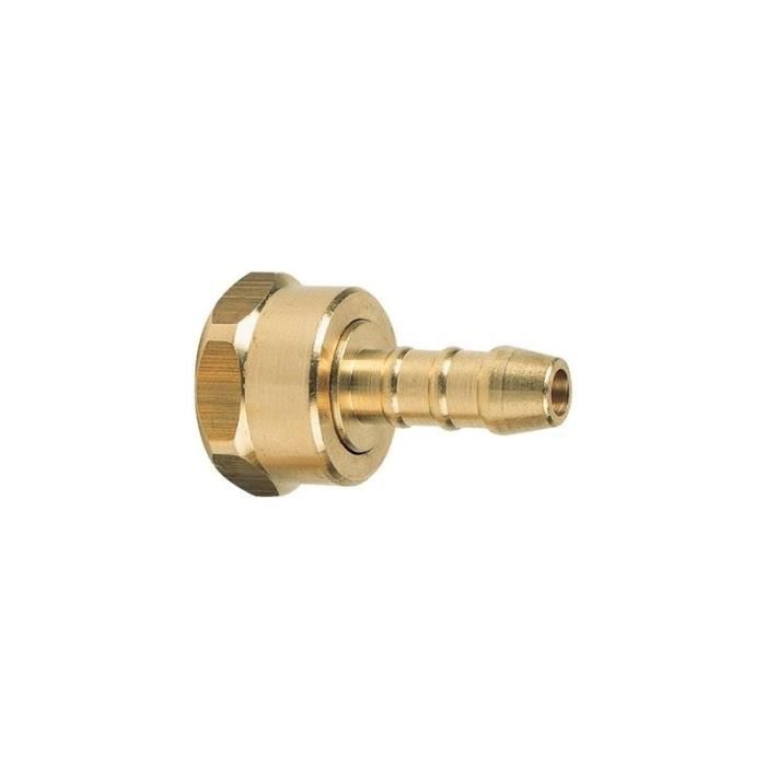 LOT de 2 Raccords gaz 2 pièces en laiton à tétine 20 x 150
