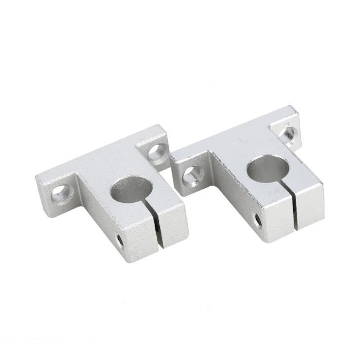 2 Supports SHF40 Pour Arbre De Guidage Linéaire 40mm - Alliage D'aluminium - Pour Robots, Imprimantes 3D, équipements