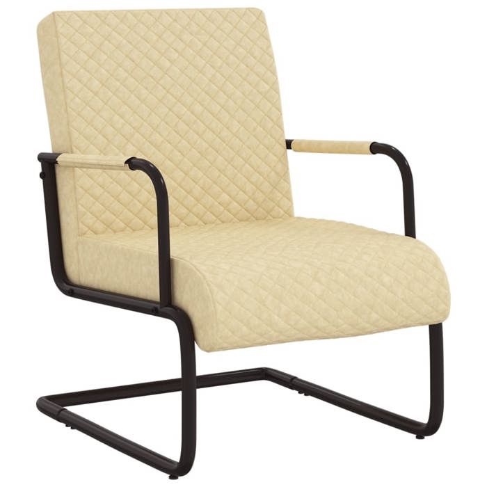 vidaXL Chaise Cantilever Fauteuil de Salle de Séjour Fauteuil de Salon Meuble de Salon Meuble de Salle de Séjour Maison 325782
