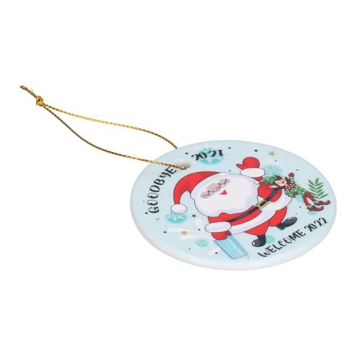 Motif Panda Mignon de Noël Imprimé Pendentif Arbre de Maison Décoration Maison Pendentif Fenêtre Rebord Voiture Pendentif Sac à Dos Cadeau Éléphant Blanc de Noël Motif Panda Mignon de Noël Imprimé Pendentif Arbre de Maison Décoration Maison Pendentif Fenêtre Rebord Voiture Pendentif Sac à Dos Cadeau Éléphant Blanc de Noël