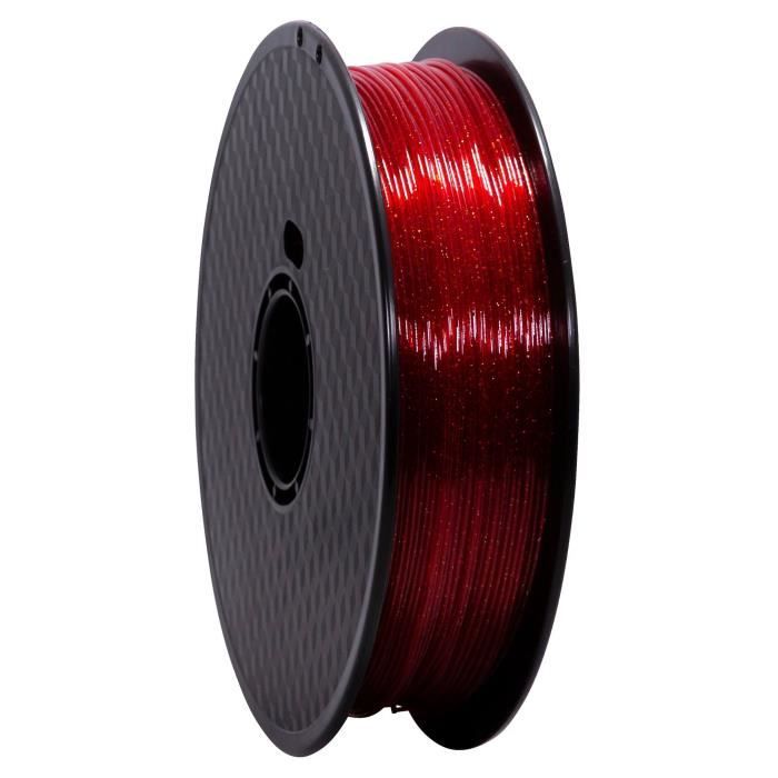 WANHAO Filament PET Constellation Rouge Premium  - 1.75mm 1kg - pour imprimante 3D 