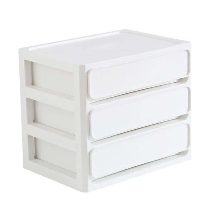 STERILITE Unité de rangement blanc empilable à 3 mini-tiroirs en plastique | Home Hardware STERILITE Unité de rangement blanc empilable à 3 mini-tiroirs en plastique | Home Hardware