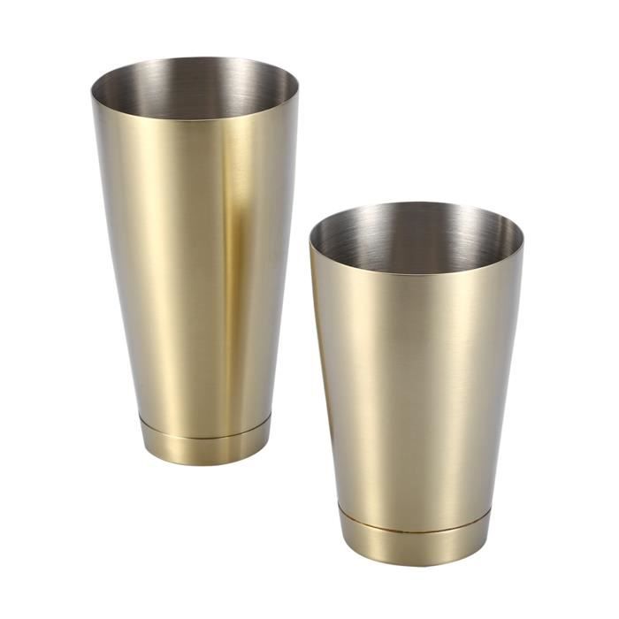 Lot De 4 Shakers Boston En Inox 304 - 800 Ml, étanches, Professionnels Pour Cocktails, Sans Goutte