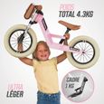 Vélo d'équilibre pour enfant - BERG Biky Retro Rose - Léger et confortable-1