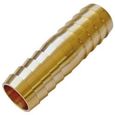 Jonction cannelée laiton - RACO EXPERT - 19 mm - Jaune - Or-1