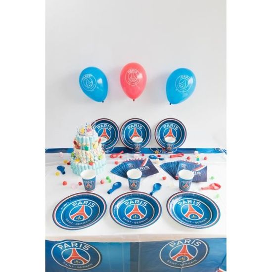 Kit Anniversaire 6 Personnes Psg Football Dynastrib Cdiscount Maison Kit Anniversaire 6 Personnes Psg Football Dynastrib Cdiscount Maison