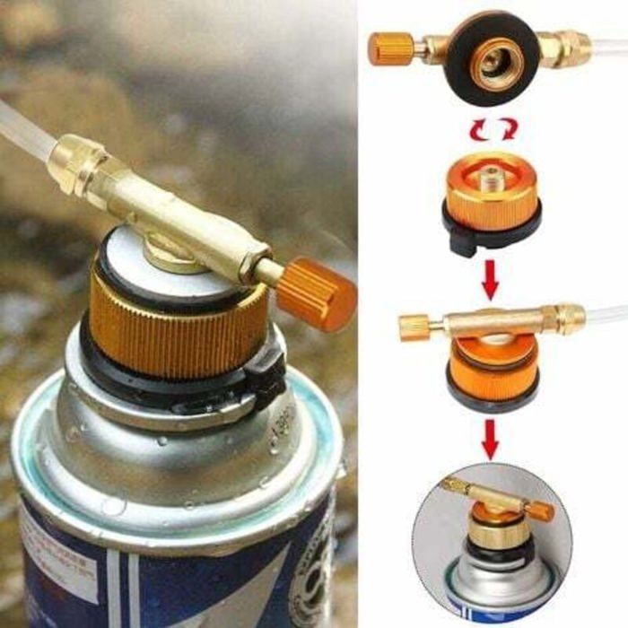 Adaptateur Pour Réchaud/cuisinière à Gaz Camping - Vanne De Charge Et Changement Pour Cartouches - Stable