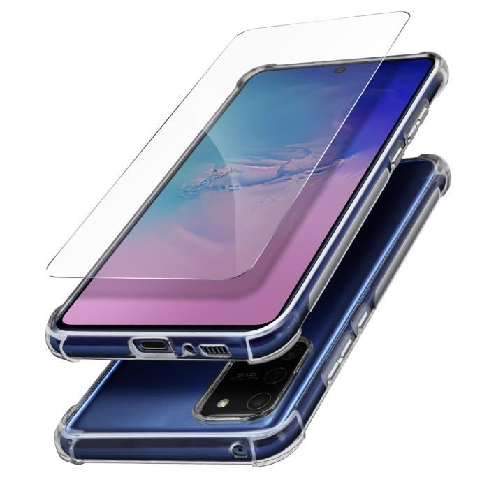 Pack 360° : Coque souple + Verre Trempé Transparent pour Samsung