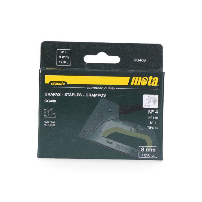 1000 Agrafes 8mm Pour Pistolet Tapissier – Fil 0,7mm, Largeur 11,3mm – Neilsen CT4595