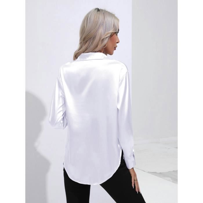 Sale Chemise Chemise Femme Soie Blanche Sale Chemisier Helline