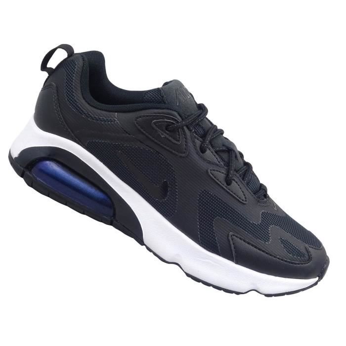 Baskets NIKE Air Max 200 Noir Mixte Enfant Synthetique Lacets Noir Cdiscount Chaussures