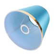 Abat-jour en tissu Abat-jour en polyester adapté pour lampe de table ampoule E27-bleu-2
