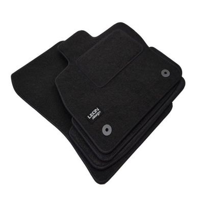 J&J Automotive | Logo Tapis De Sol Noir Velours Sur Mesure Pour Opel - 11
