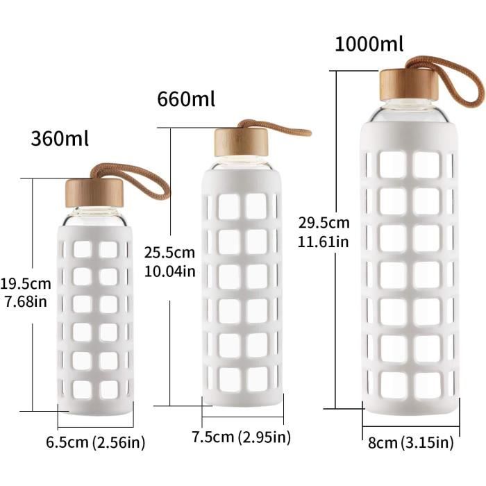Housse Isotherme Hoshisea Pour Bouteille En Verre - Néoprène - 8 Couleurs - Protection Et Isolation