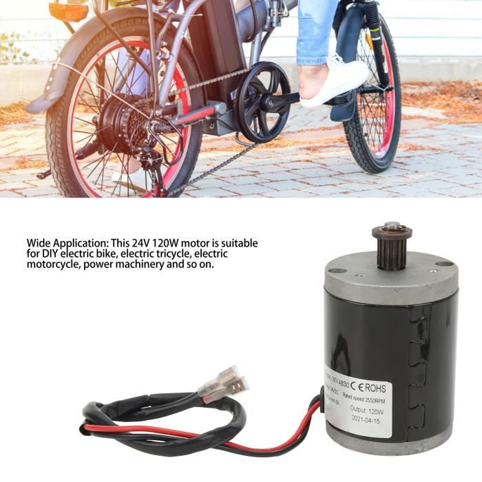 Moteur électrique 120W 12V - Pour Trottinette, Vélo Ou Go-kart électrique - Neuf