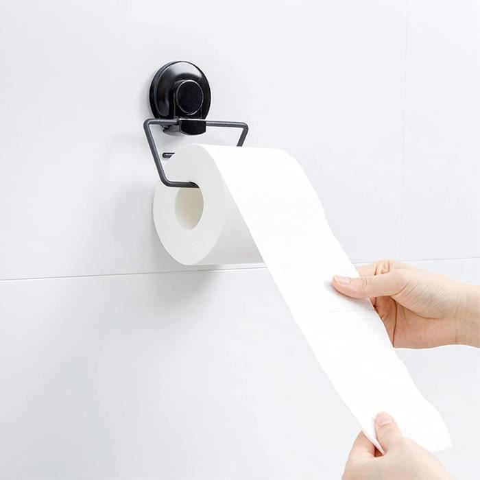 Support Papier Toilette Noir
