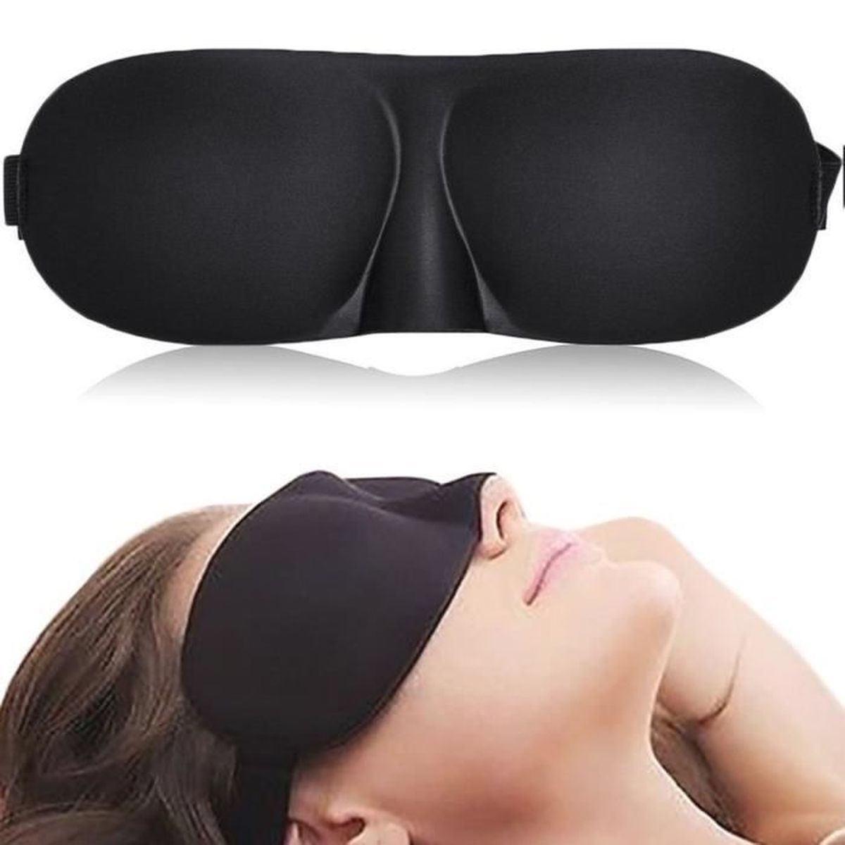 3pcs masque oculaire pour le sommeil r/églable masque pour les yeux dormir masque pour les yeux band/és pour Voyage