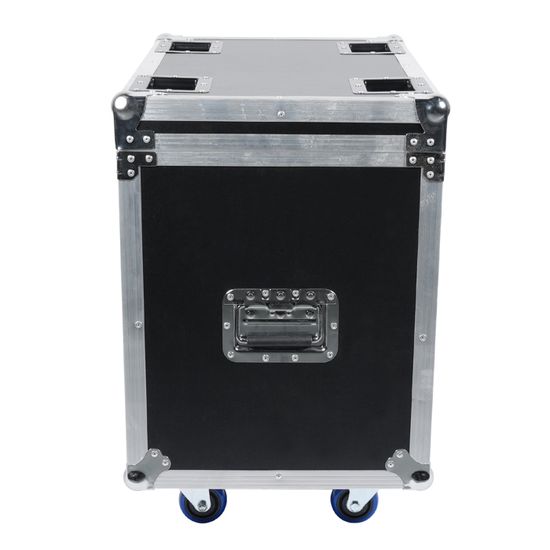 Valise De Transport Robuste Oloaxolx Pour 4 Projecteurs LED Par 10W RGBW - Flight Case Rigide Avec Roulettes 62.5x41x45.5cm