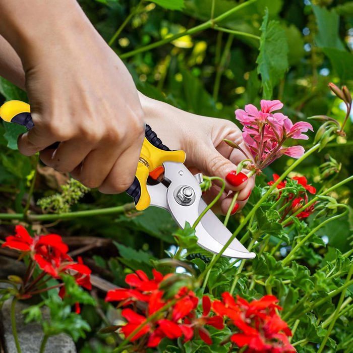 Ensemble d'outils de jardinage 4 pièces, comprenant une pelle, une