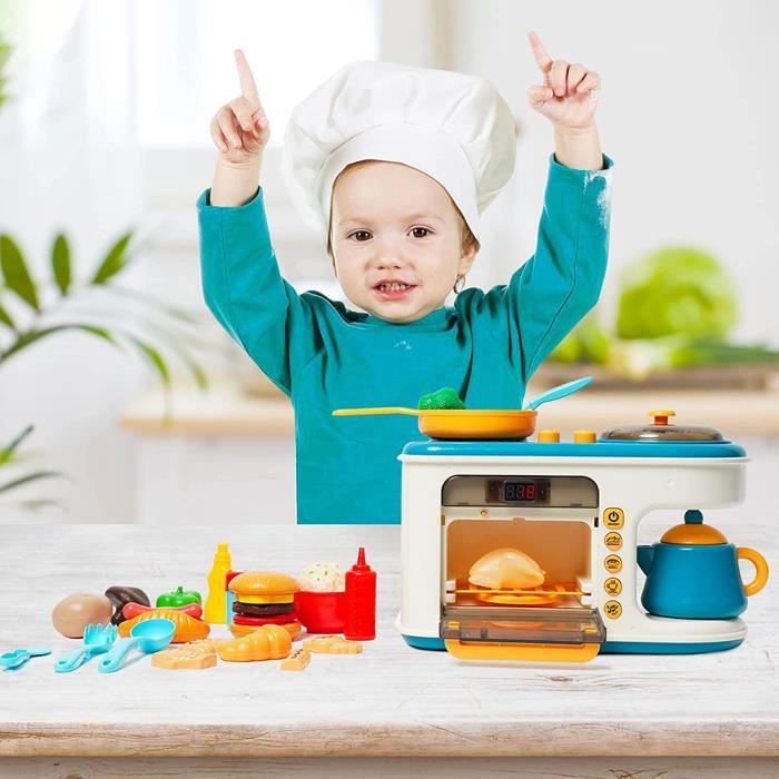47PCS Kit Cuisine Enfant, Jouets de Cuisine, avec Cuisinière à Induction  électrique, Cafetière, Poulet rôti et Accessoires - Cdiscount Jeux - Jouets