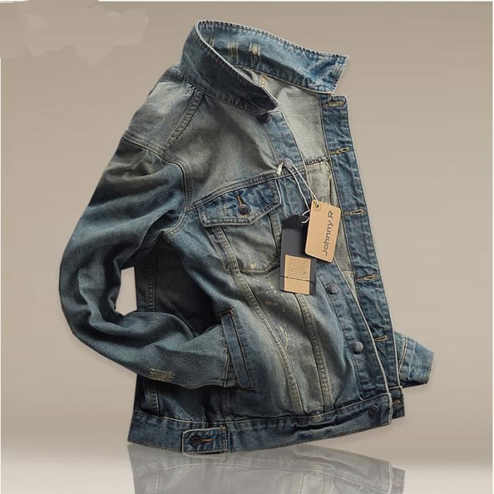 Veste sales jean vintage