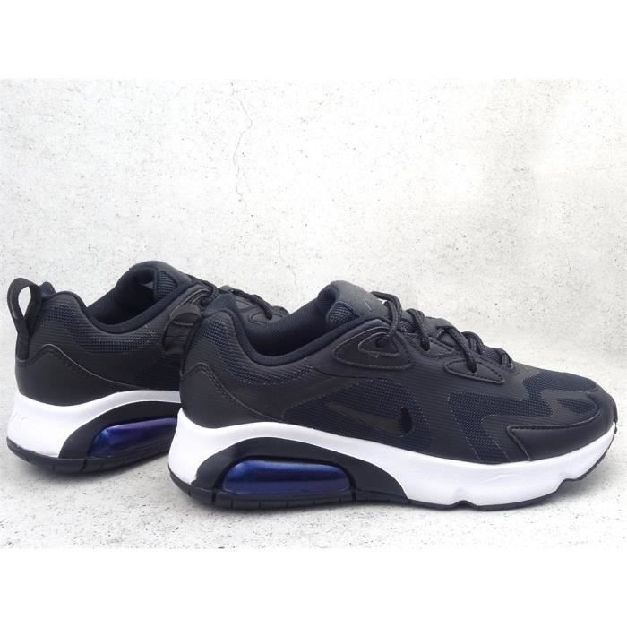 Baskets NIKE Air Max 200 Noir Mixte Enfant Synthetique Lacets Noir Cdiscount Chaussures