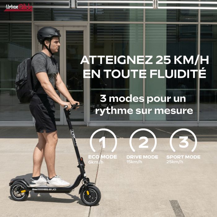 Trottinette Électrique UrbanGlide 85 Evo - Pneus 8,5'' Avec Chambre à Air - Performante Et Robuste Pour La Ville