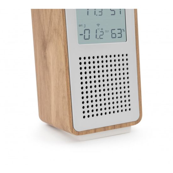 THOMSON Enceinte Bluetooth Avec Station Météo - Affichage Température, Humidité, Qualité Air, Radio FM - 4