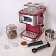 Cafetière Expresso Vital Espresso Robusta 20 Bars - 1350W Avec Mousseur à Vapeur Orientable