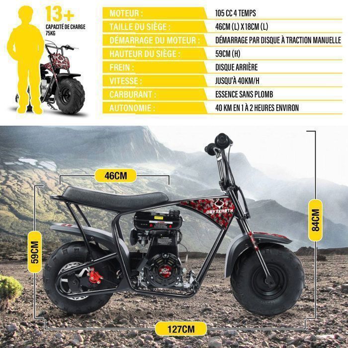 Embrayage 3 BRANCHE Pour Pocket Bike Mini Moto 47cc 49cc Dirt Bike Quad ATV