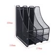 Porte Revues Multi Usages De Bureau En Metal Achat Vente Porte Revue Paquet De 1 Paquet De Classeur Cdiscount